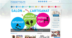 Desktop Screenshot of fondettes.fr